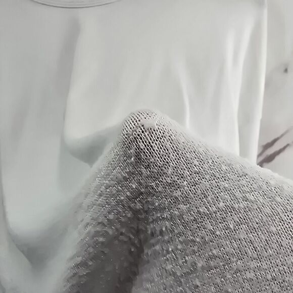 Rag & Bone Shirt Womens Small White Slouchy Long Sleeve Drop Shoulder Jersey - Picture 9 of 11